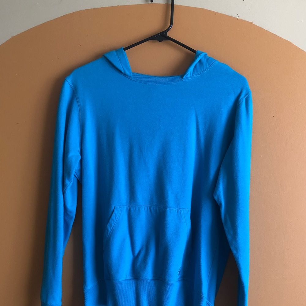Blue thin hoodie